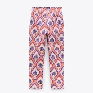 ZARA NWT PRINT TROUSER